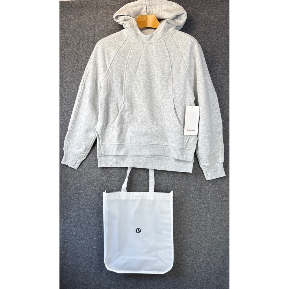 NEW Lululemon Scuba Oversized Side-Slit Hoodie Women XS/S Thumbholes Lulu Bag